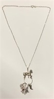Sterling Horse Charm Necklace