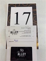 Gift Card to The Alley on Main in Murfreesboro,TN