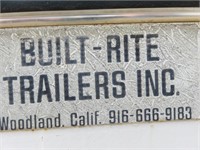 (DMV) 1981 Built Rite 16' Livestock Trailer