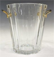 FRENCH BACCARAT CUT CRYSTAL CHAMPAGNE BUCKET
