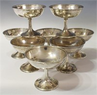 (8) VIKING STERLING SILVER CHAMPAGNE COUPES