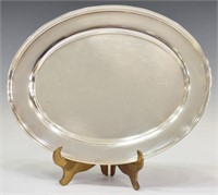 AMERICAN WHITING STERLING 12" OVAL SERVICE TRAY