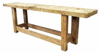 RUSTIC CRAFTSMAN'S WORKBENCH TABLE