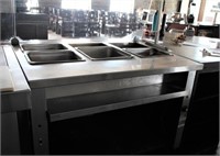 3 WELL ELECTRIC STEAM TABLE