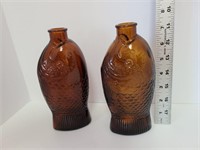 2 Vintage Dr. Fisch's Bitters Bottles