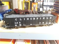 RailKing (MTH) G Scale CRR 4 bay Hopper w/Load