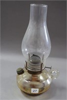 GLASS FINGER OIL LAMP - 13"H