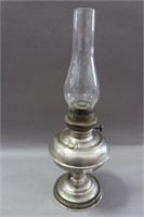 RAYO OIL LAMP WITH CHIMNEY - 21"H