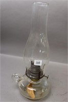 GLASS FINGER OIL LAMP - 14"H