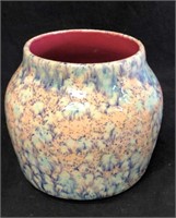 Vintage Spongeware Pottery Vase
