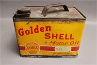 GOLDEN SHELL 1 IMP GAL CAN - 9"W X 6"H