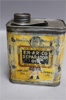 EN-AR-CO 1/4 GAL CAN WITH SPOUT & LID