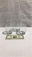 Set of 3 glasses