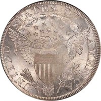 $1 1798 WIDE DATE. PCGS MS65 CAC
