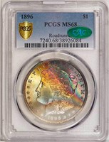 $1 1896 PCGS MS68 CAC
