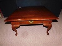 LEISTER FURNITURE CHERRY COFFEE TABLE, CENTER