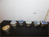 TRINKET BOXES GROUP OF 6