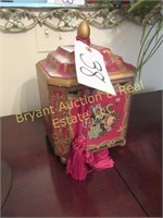 BREAKABLE DECORATIVE COVERED BOX