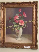 PAINTED ROSES (SIGNED JULIA  BECK, 1944)