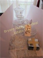 COVERED CRYSTAL CANDY DISH