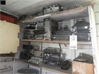 qty of misc CB radios, car radios, Cassette player