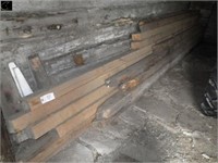 asst wood  bin floor  skids, 20' long - 10' long,