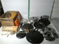 Frying Pans, Lids, Utensils, & More