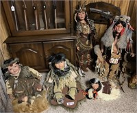 INDIAN DOLL FAMILY