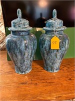 Ceramic Blue Vase (2)