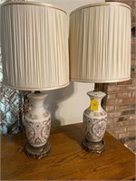 White & Bronze Lamp (2)