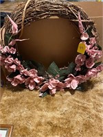 Flowered Wreath & Picture