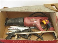 Plug in Saws-All and Misc Blades and Hand Saws
