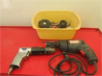 Air Drill and Electric drill and Misc bits