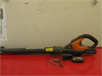 Worx cordless leaf blower with battery and charger