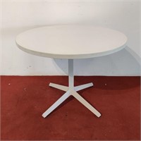 36 Inch White Circular Breakroom Table