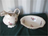 Staffordshire Pitcher and Basin