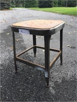 Vintage Industrial-Style Stool