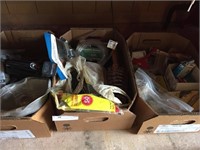 3 Boxes- Caulking, Jig Saw, Brushes, Hardware,