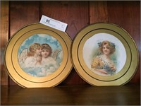 2 Vintage Decorative Flue Covers