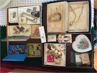 2 Tray Lots of Costume Jewelry