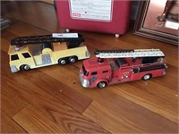 2 Battery-Operated Fire Trucks