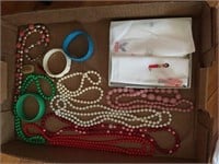 2 Boxes: Phone and Costume Jewelry