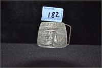 1976 INDIANAPOLIS SPEED WAY PEWTER BELT BUCKLE
