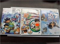 (3) WII GAMES - DISNEY UNIVERSE, ICE AGE 2,