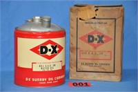 Original Vintage NOS 1944 DX 5-gal can w/ orig box