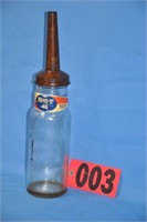 "Standard Oil of Indiana" oil bottle