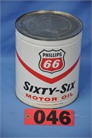 Vintage Phillips 66 Motor Oil 1-gal oil container