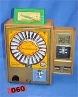 Vintage Vendorama 25¢ coin-op vending machine