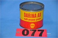 Vintage Shell Darina AX 1 lb grease tin