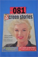 1957 Screen Stories Marilyn Monroe 25¢ magazine